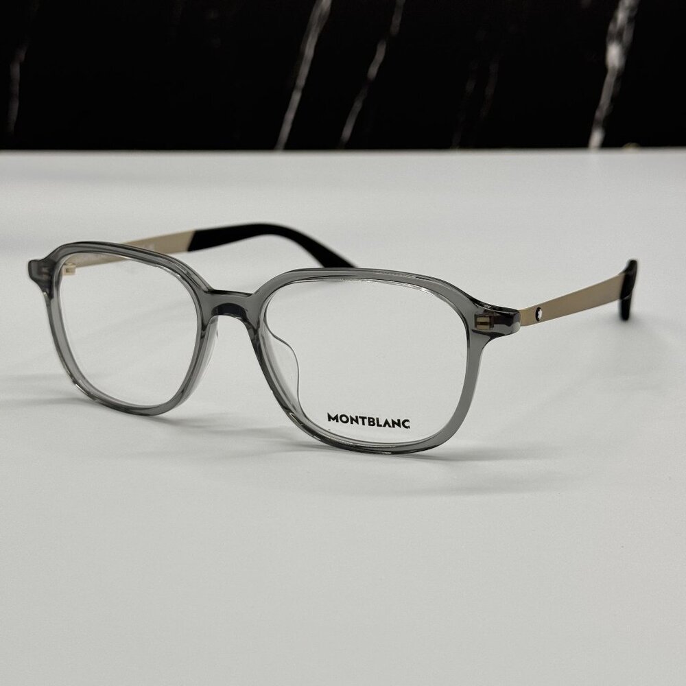 NEW MONTBLANC EYEGLASSES MEN GREY EYEWEAR MONTBLANC MB0335OA 004